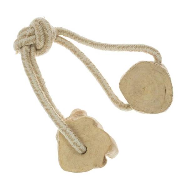 İmac Tek Düğümlü Kahve Ağacından İpli Köpek Oyuncağı